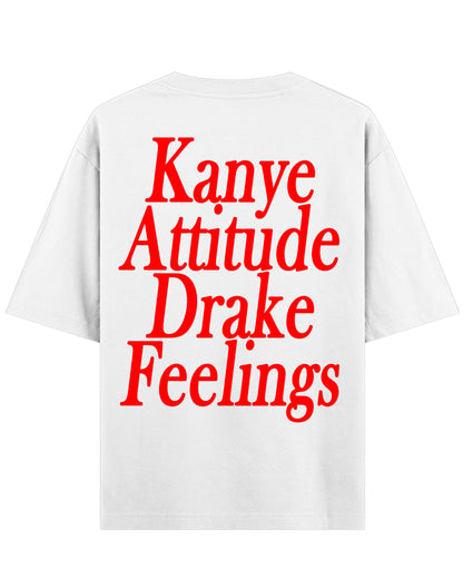 White Oversized T-shirt Back Design