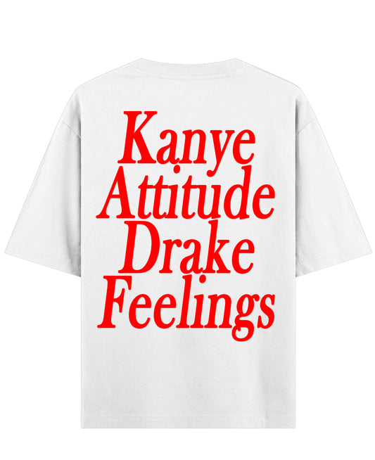 White Oversized T-shirt Back Design