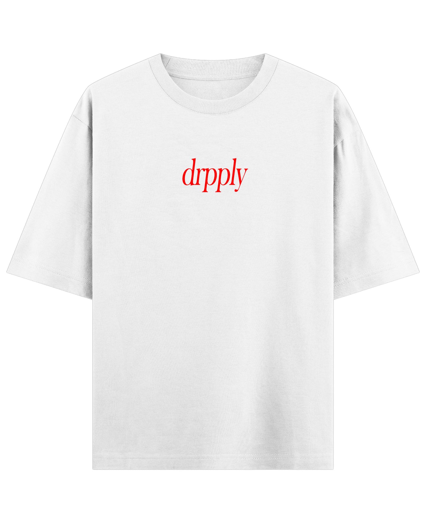 White Oversized T-shirt Front Design