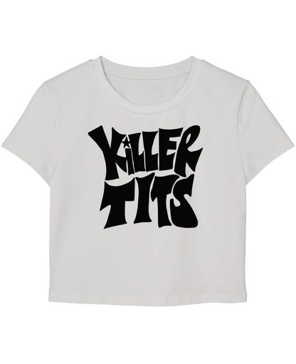 White Baby Tee Front Design