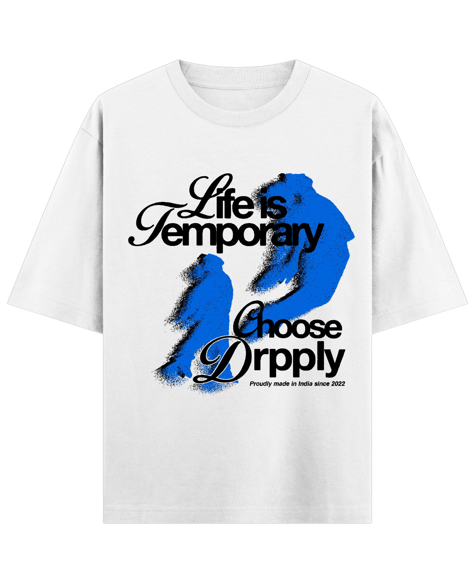 White Oversized T-shirt Front Design