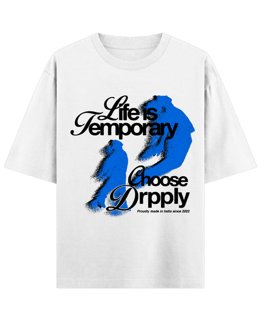 White Oversized T-shirt Front Design