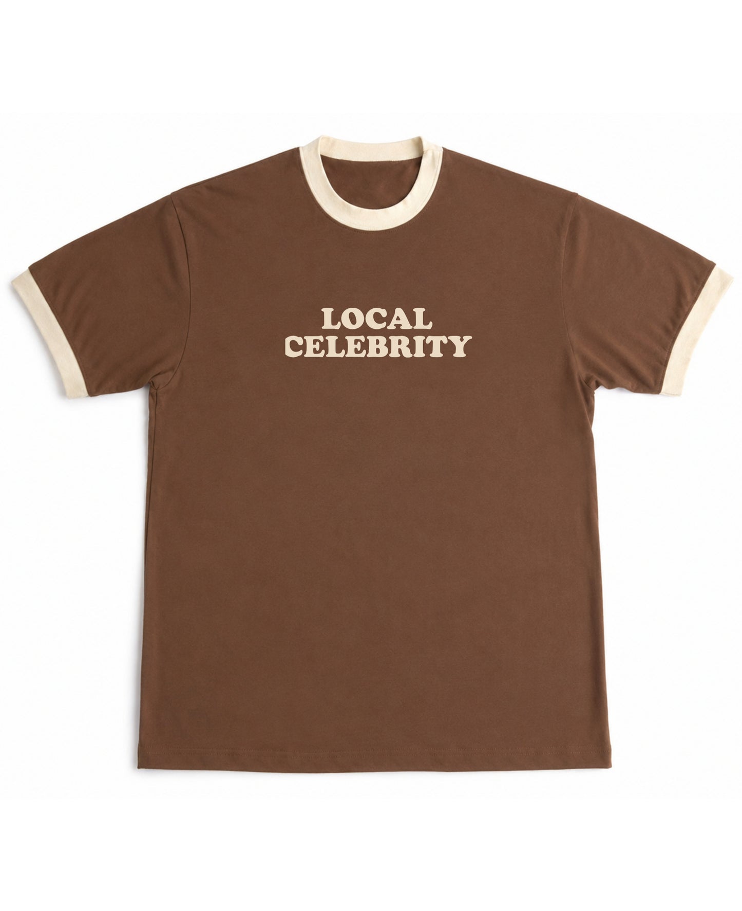Mousse & Cream Ringer tee Front Design