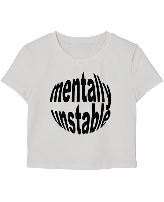 White Baby Tee Front Design