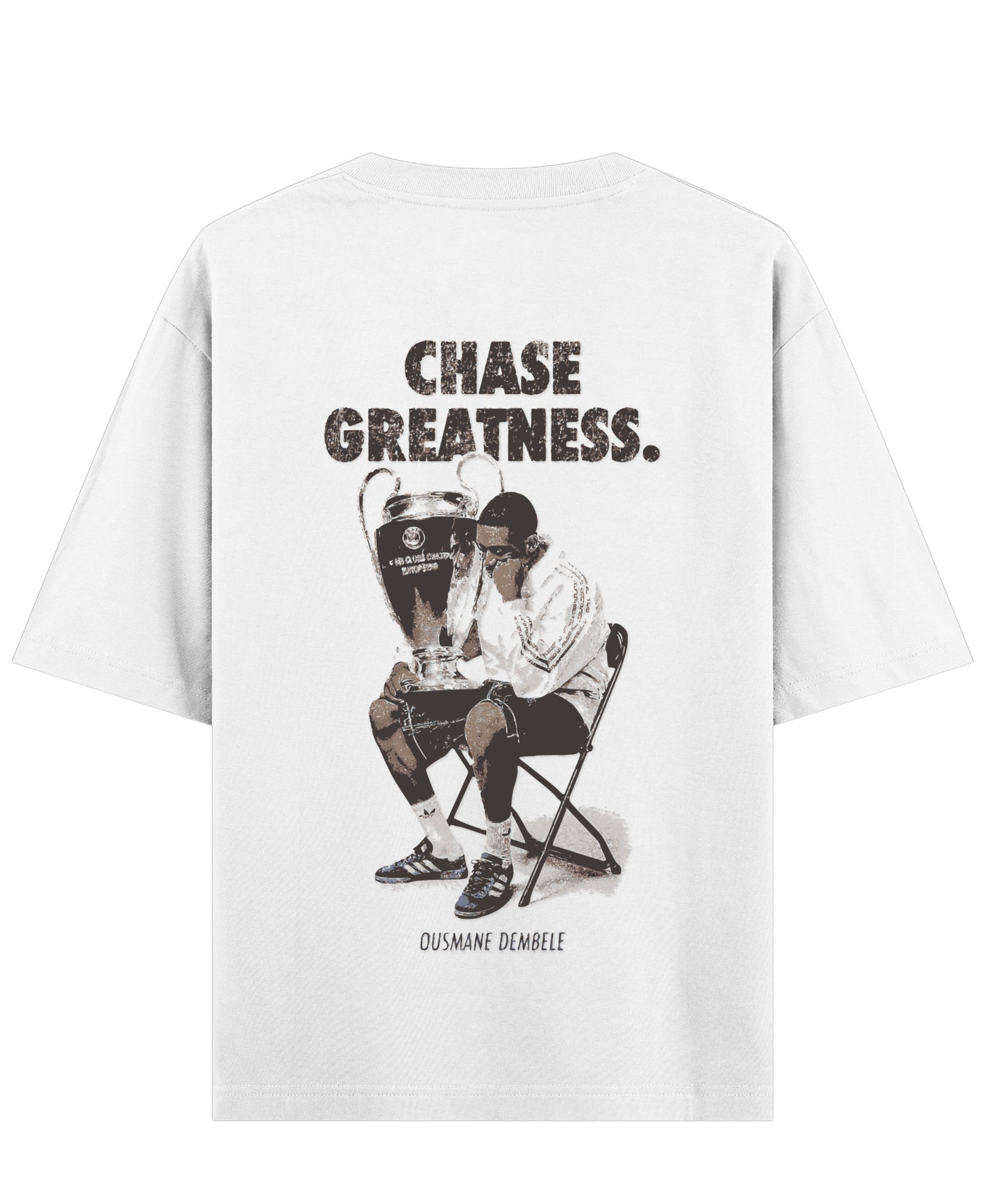 White Oversized T-shirt Back Design