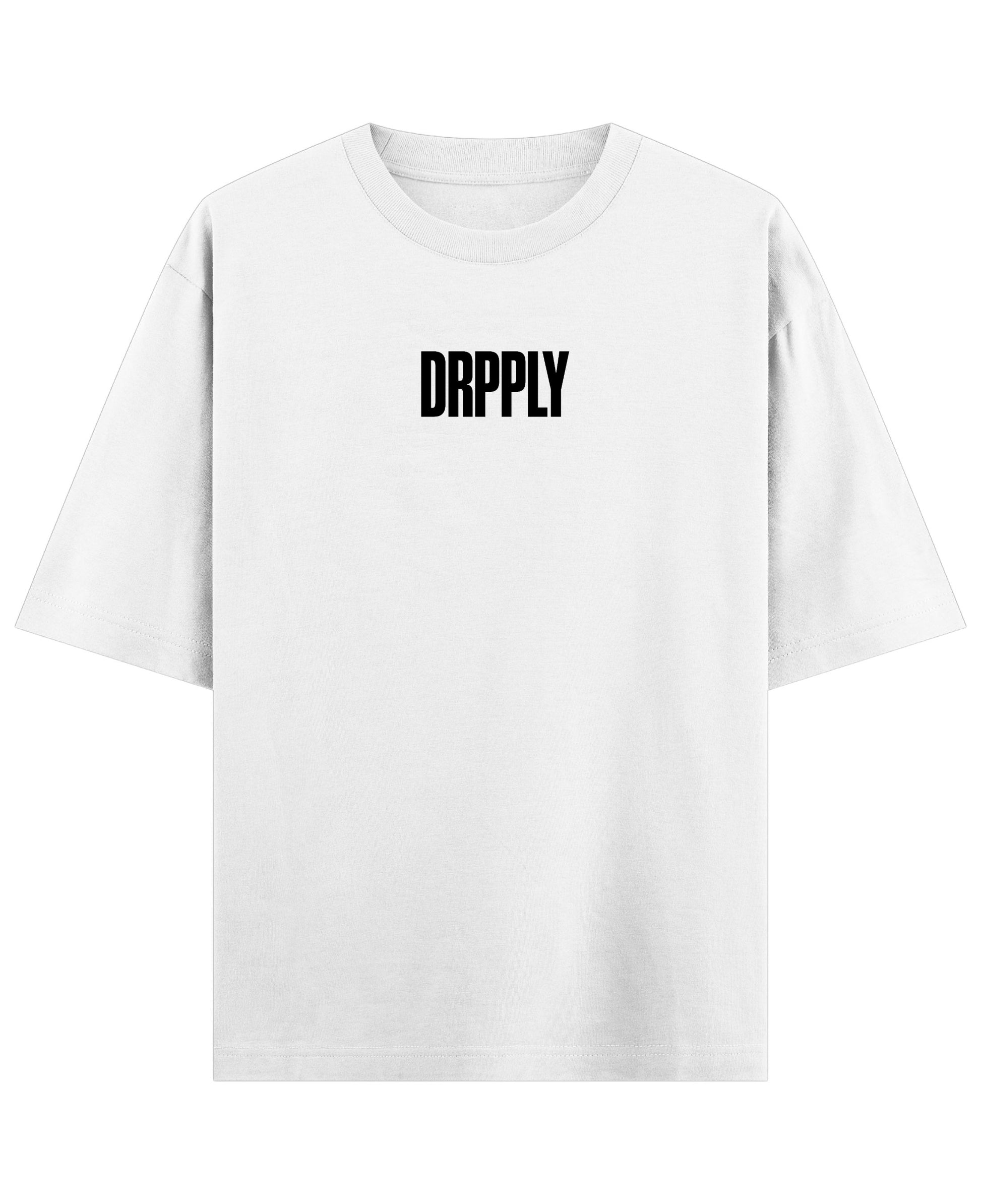 White Oversized T-shirt Front Design