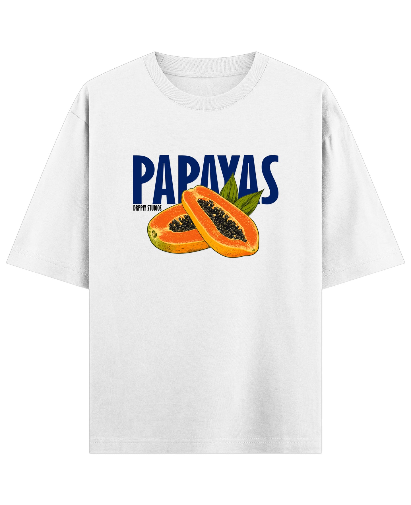 White Oversized T-shirt Front Design
