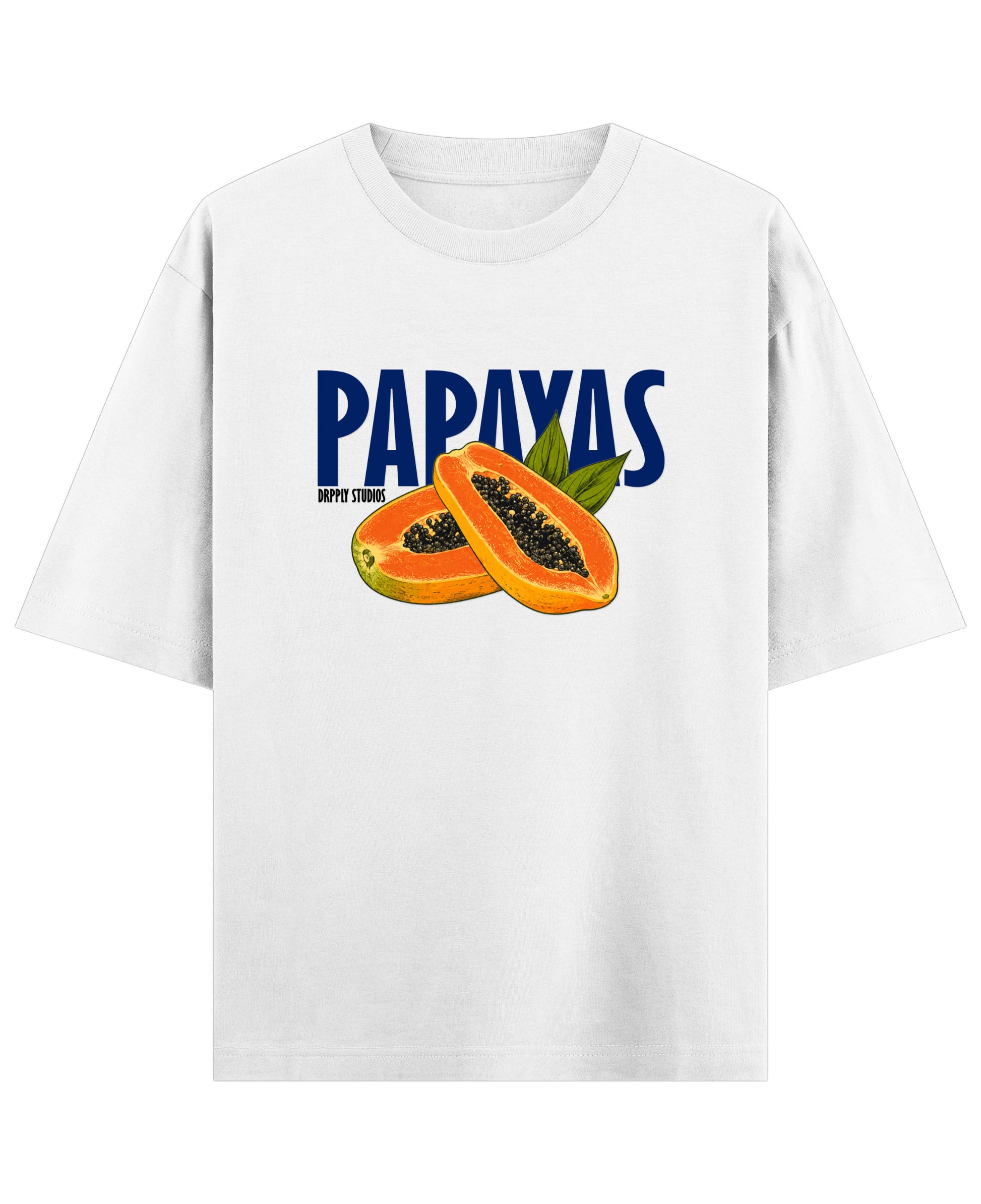 White Oversized T-shirt Front Design