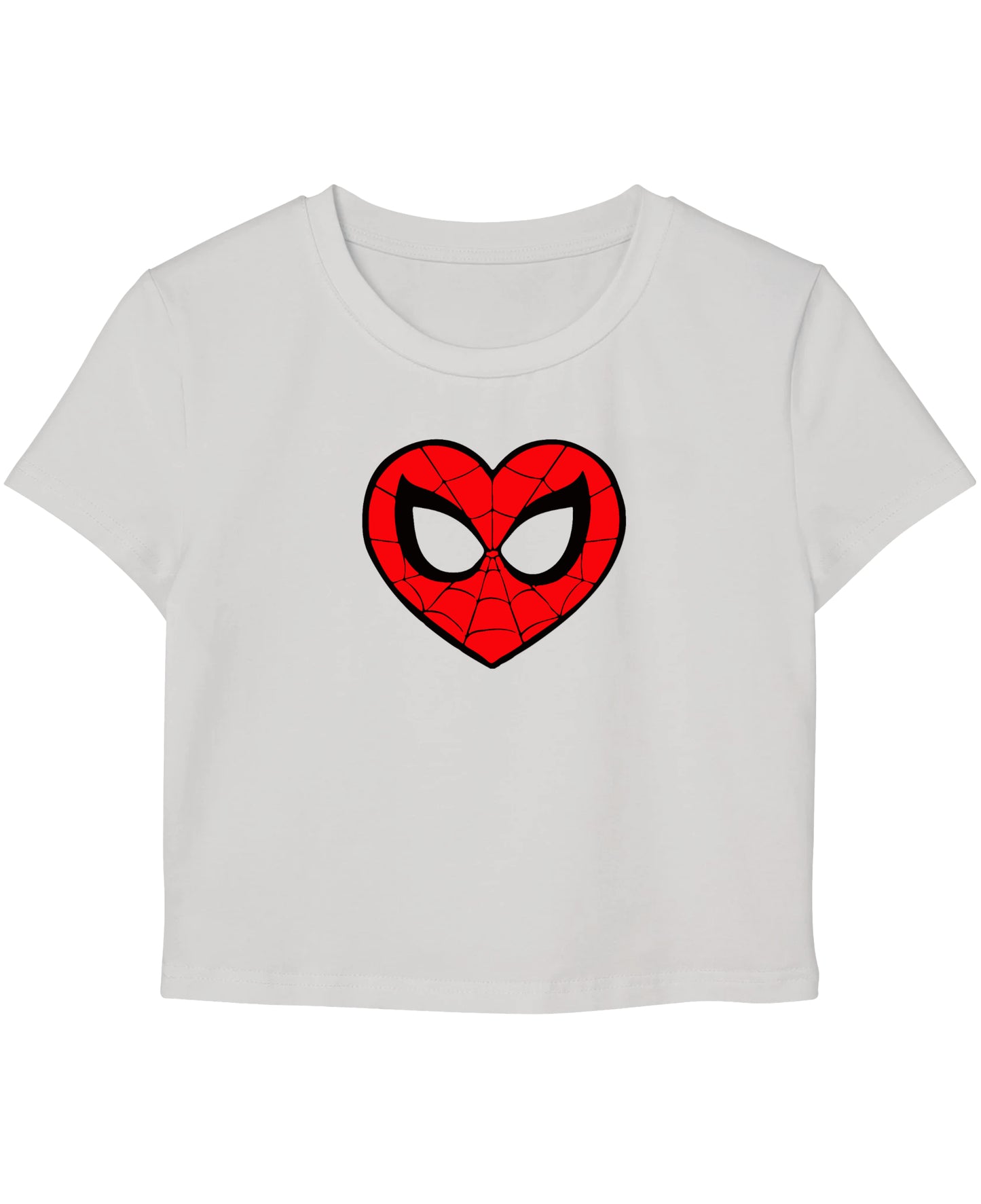 White Baby Tee Front Design