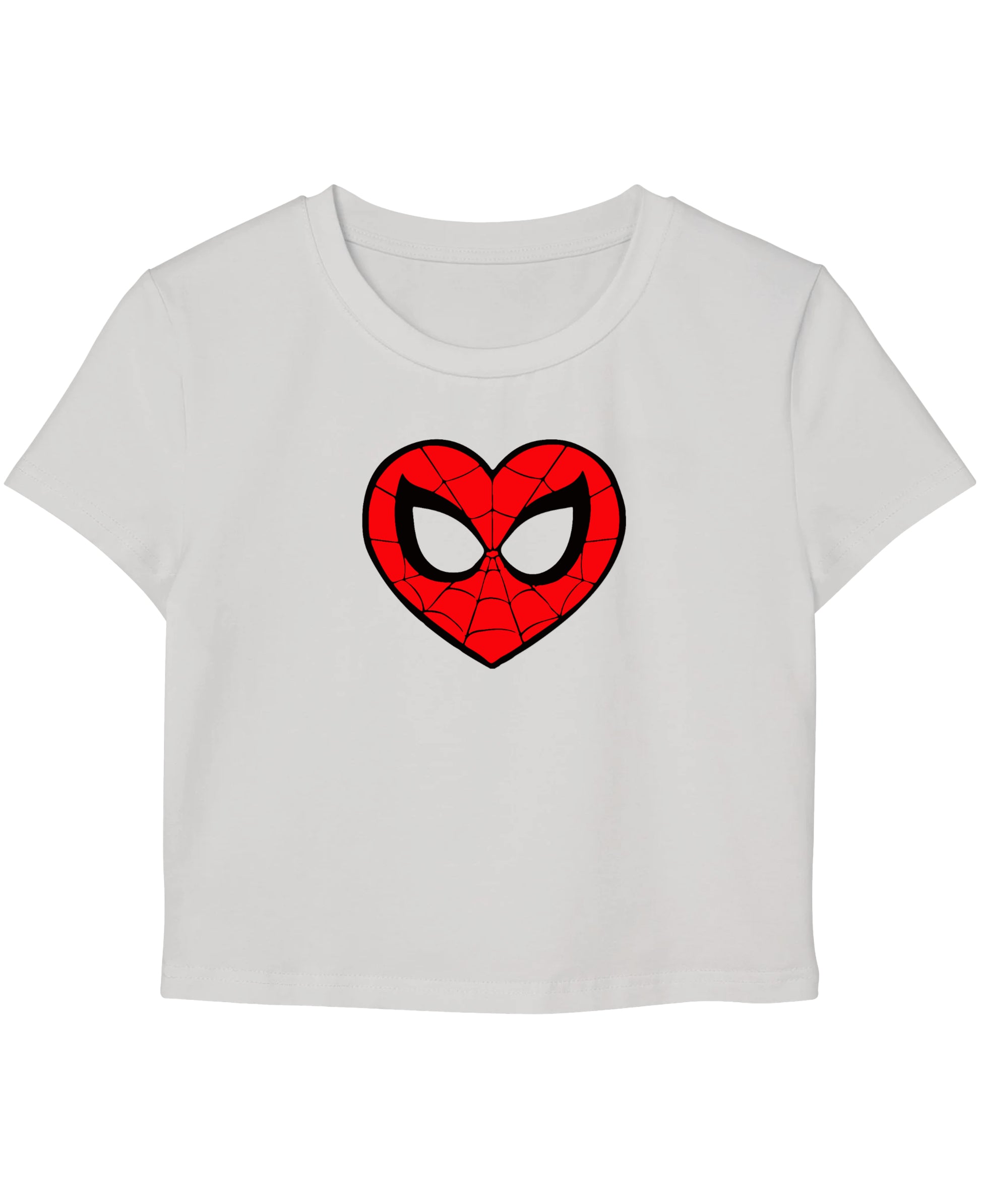 White Baby Tee Front Design