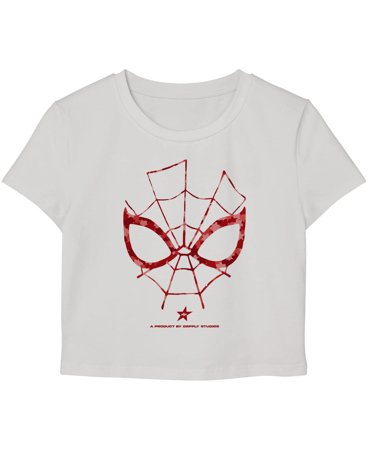 White Baby Tee Front Design