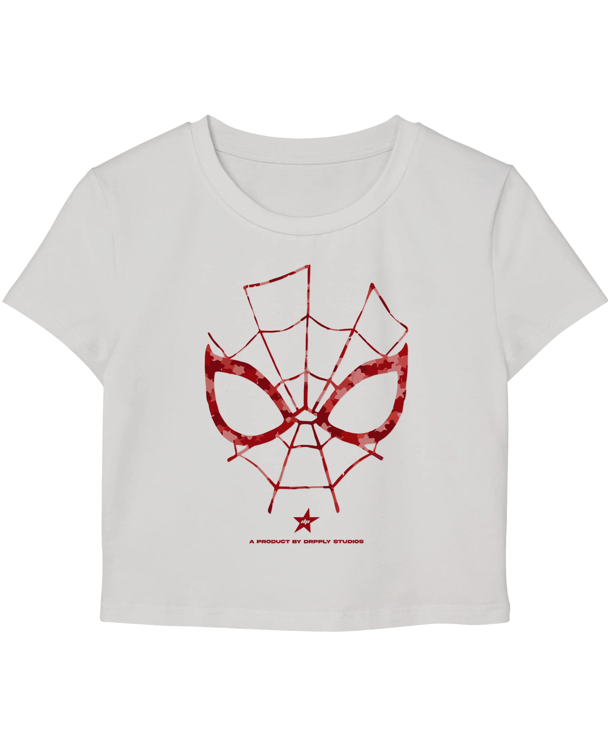 White Baby Tee Front Design