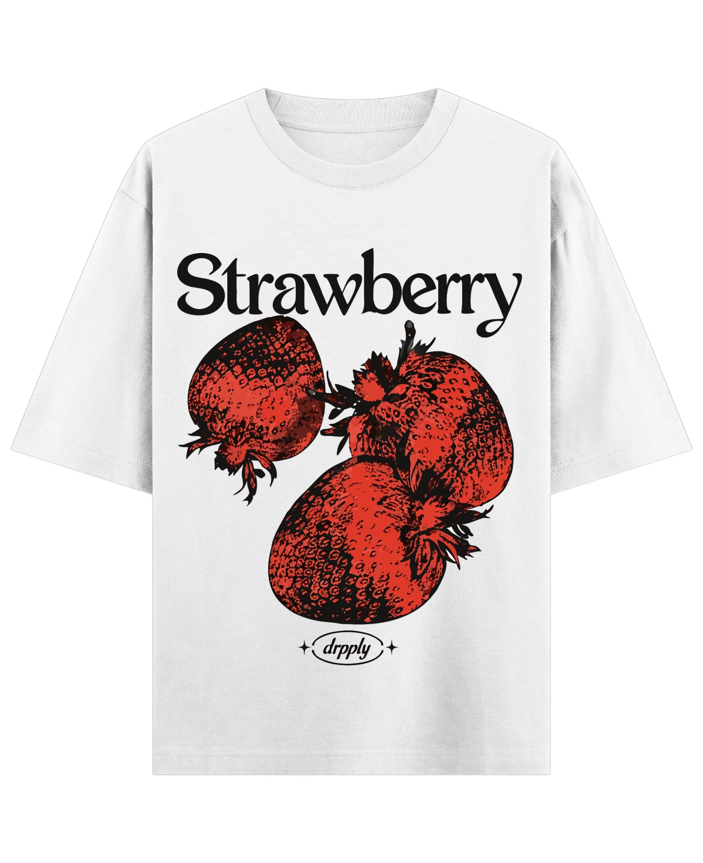 White Oversized T-shirt Front Design