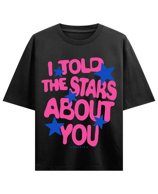 Black Oversized T-shirt Front Design