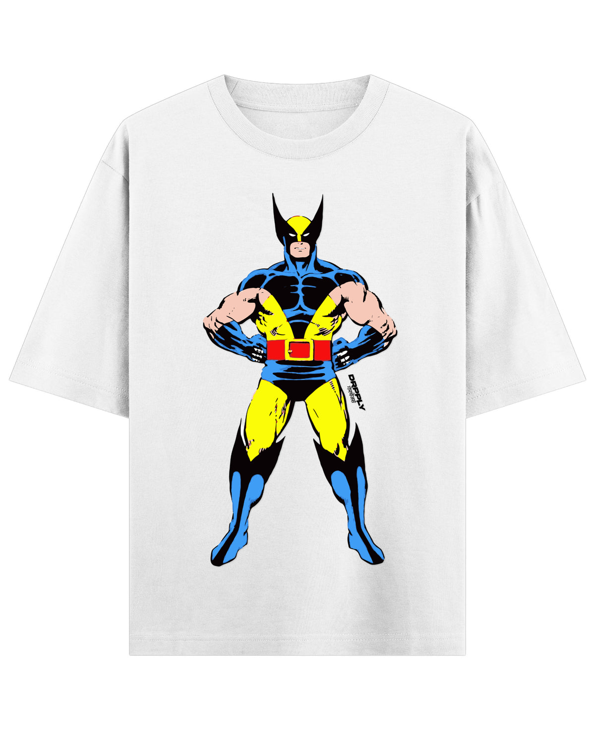 White Oversized T-shirt Front Design