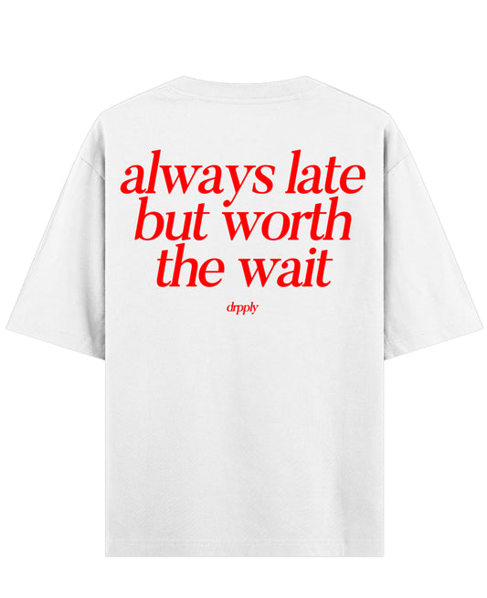 White Oversized T-shirt Back Design