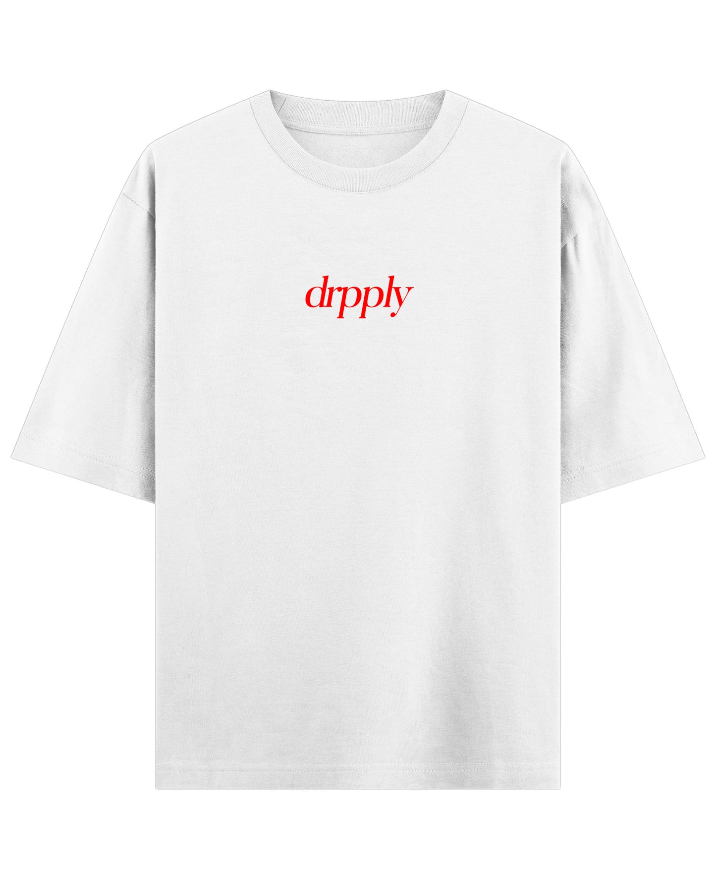 White Oversized T-shirt Front Design