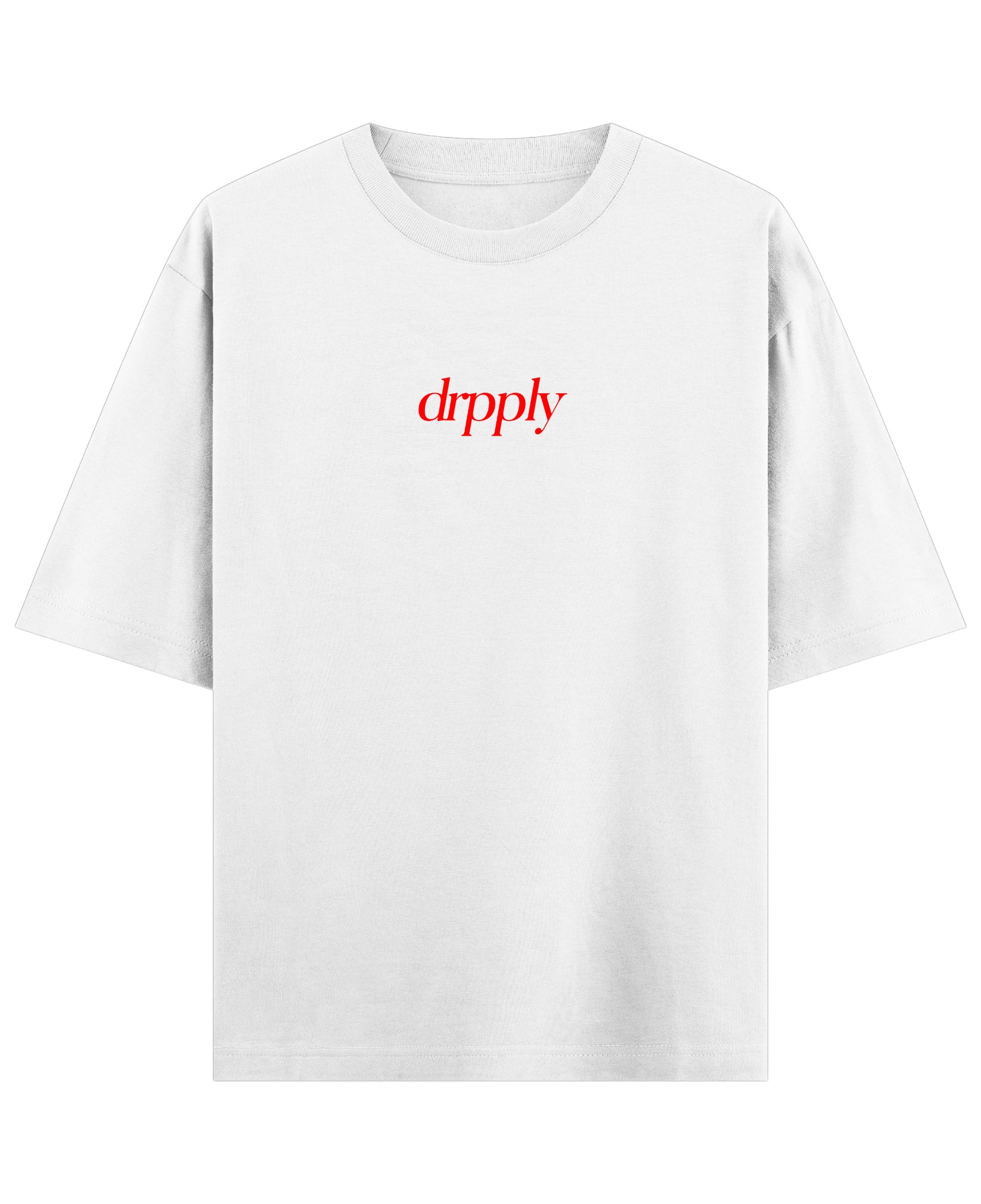White Oversized T-shirt Front Design