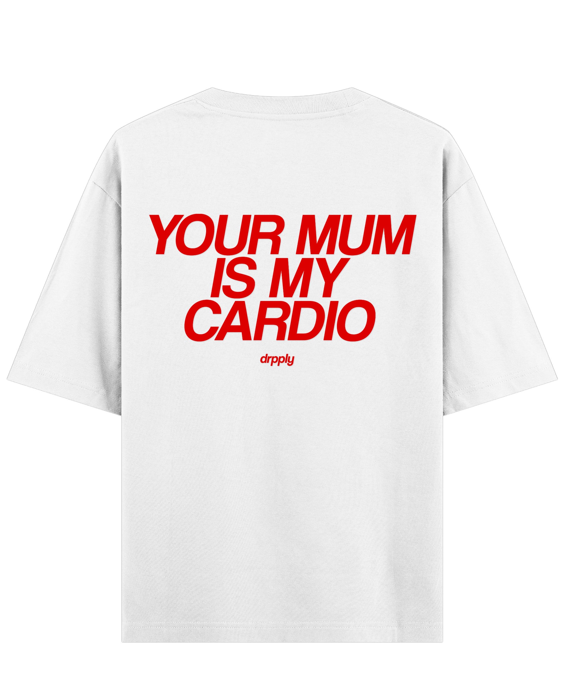 White Oversized T-shirt Back Design
