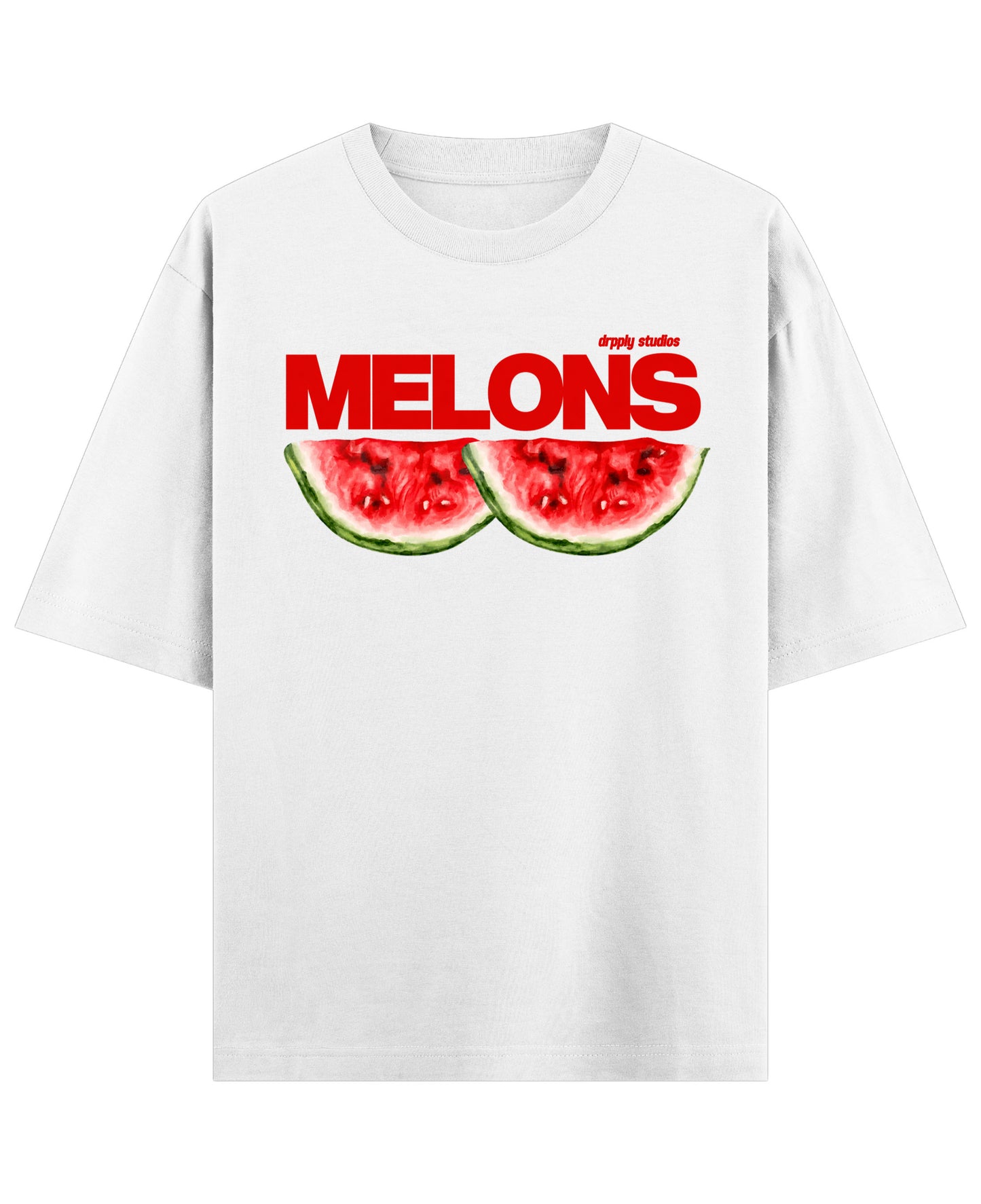White Oversized T-shirt Front Design