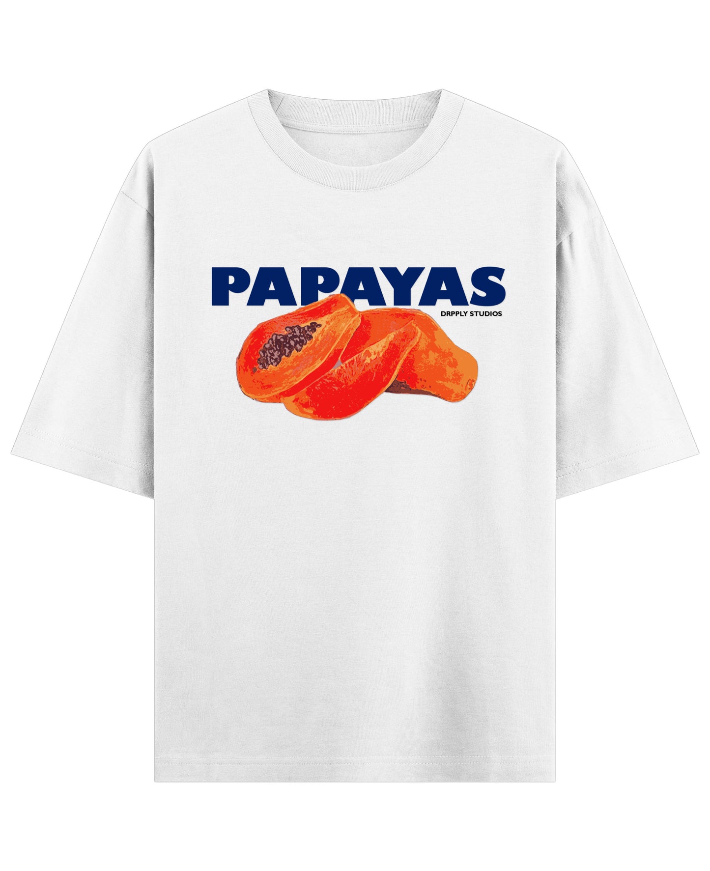White Oversized T-shirt Front Design