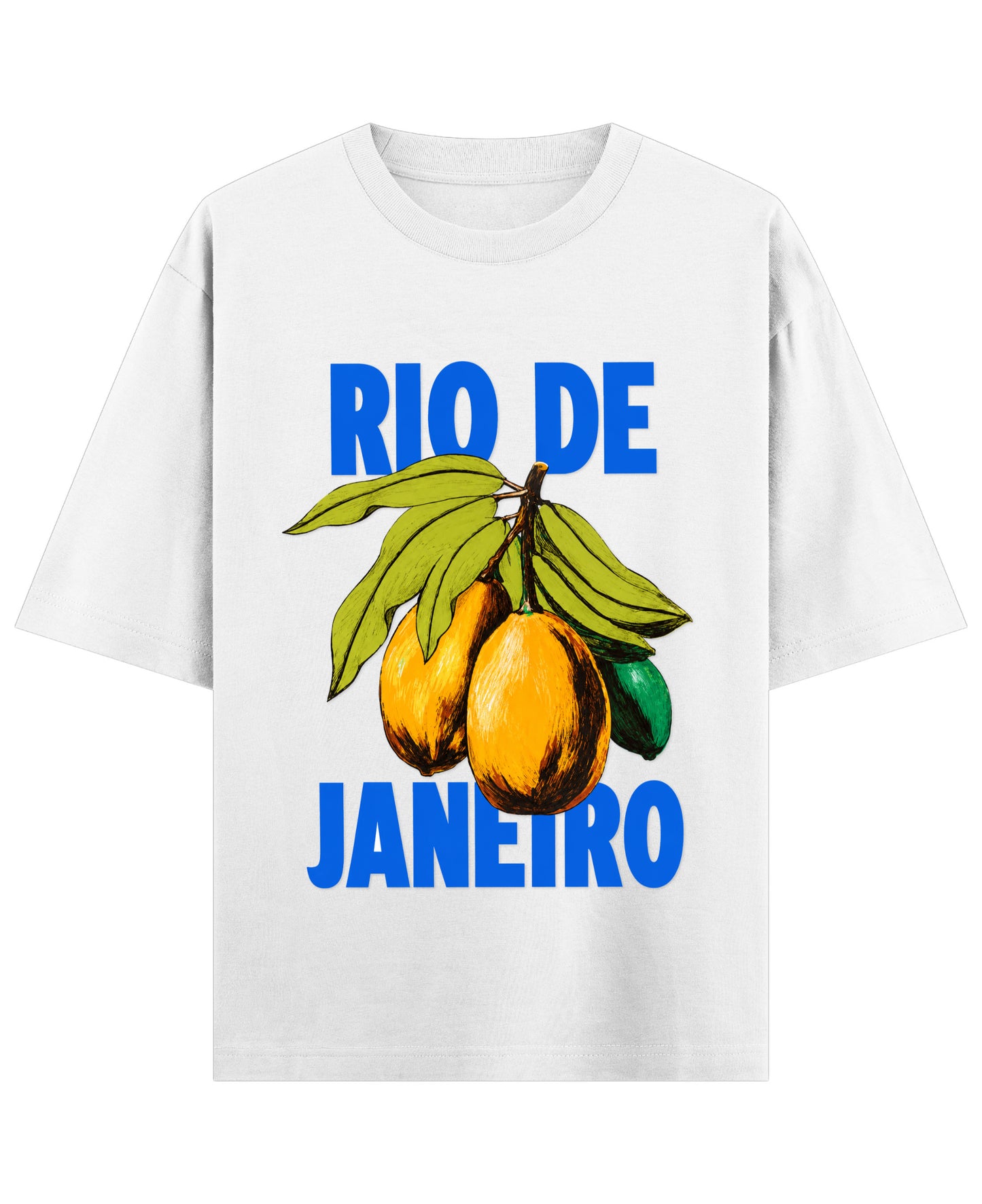 White Oversized T-shirt Front Design