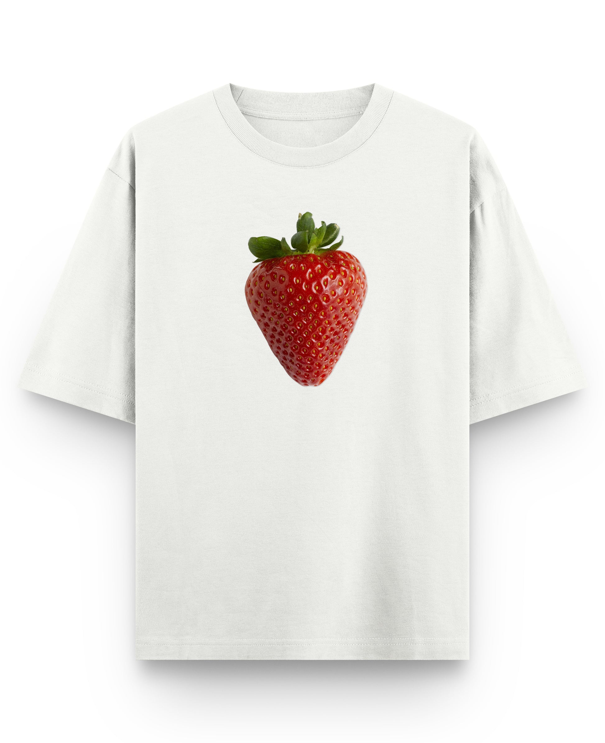 Off White Oversized T-shirt Front Design