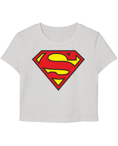 White Baby Tee Front Design