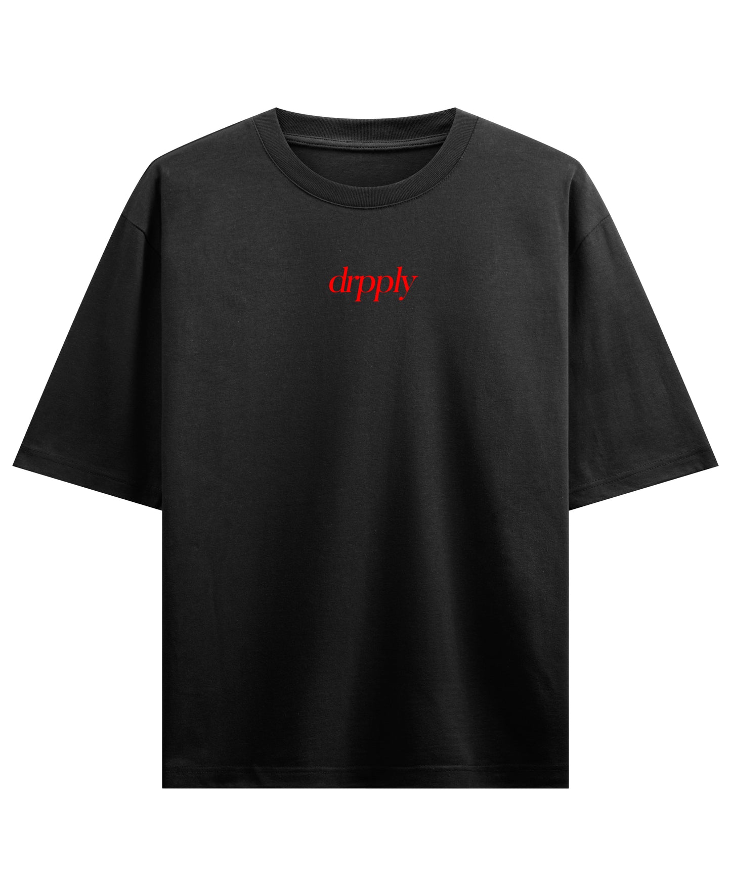 Black Oversized T-shirt Front Design