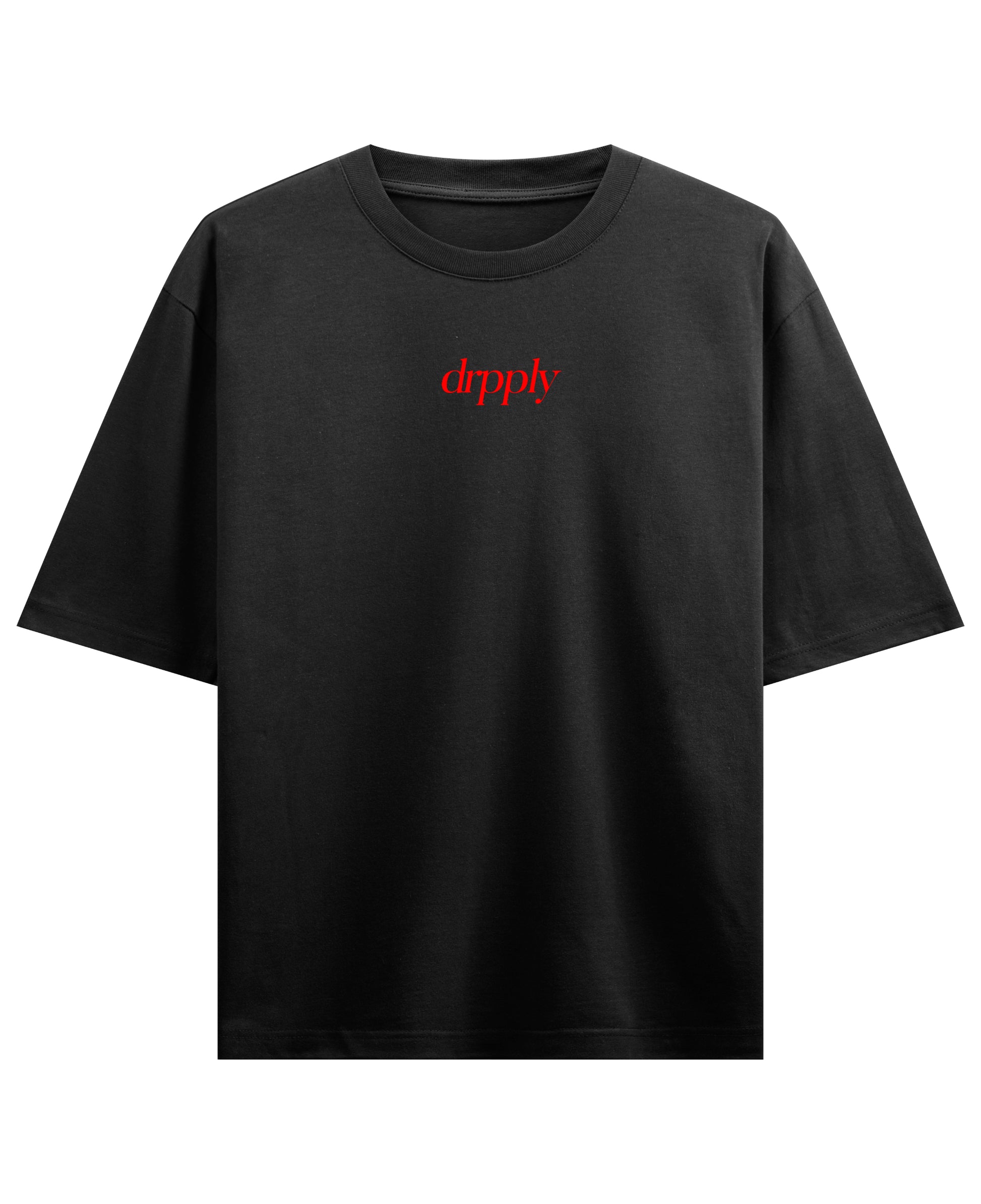Black Oversized T-shirt Front Design