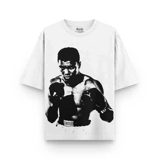 Oversized Muhammad Ali B/W T-shirt - Heavy 250 GSM Cotton