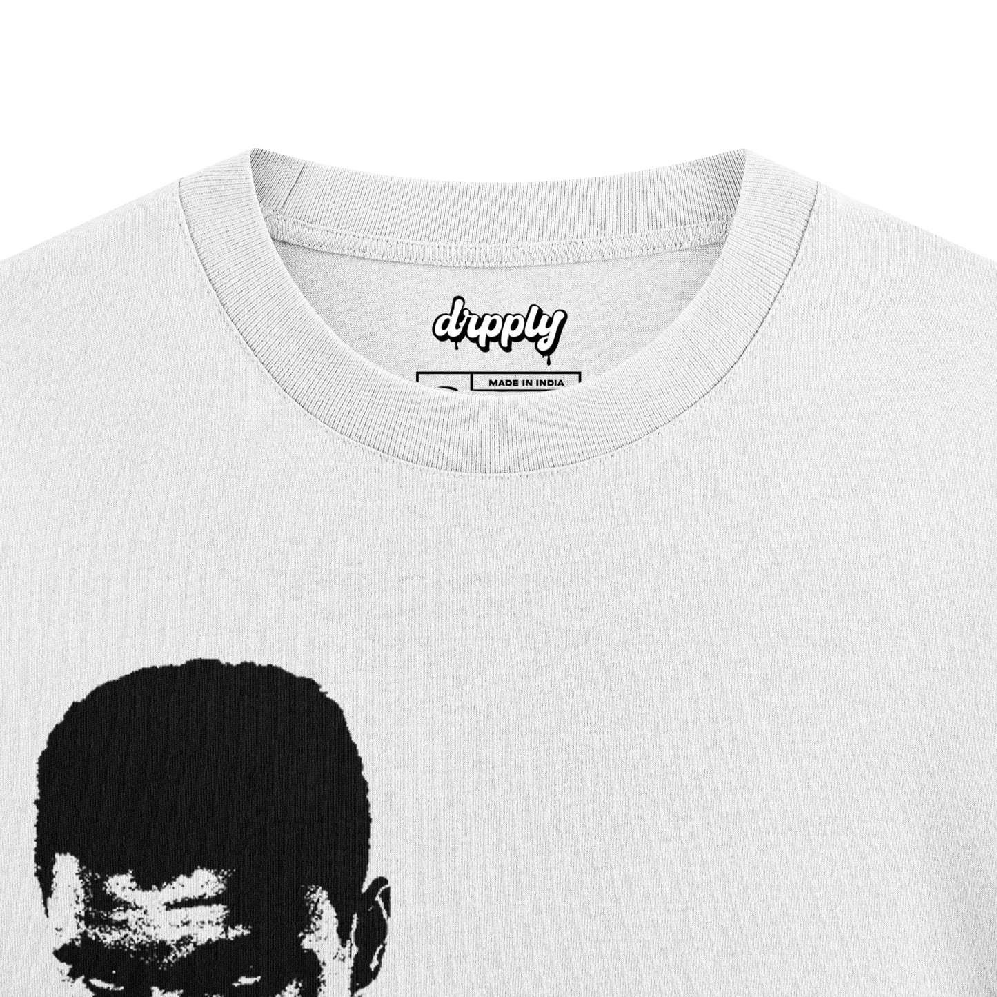 Oversized Muhammad Ali B/W T-shirt - Heavy 250 GSM Cotton