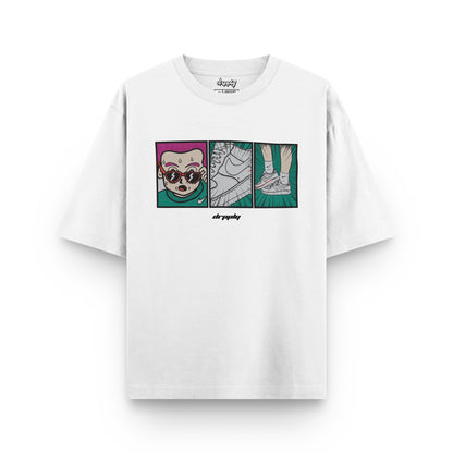 Oversized Triple White T-shirt