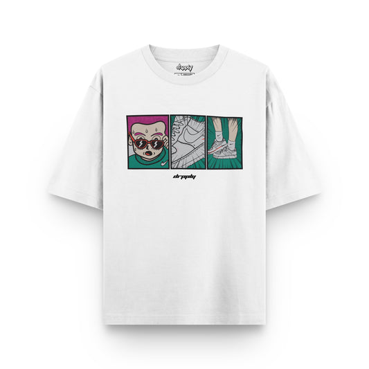 Oversized Triple White T-shirt