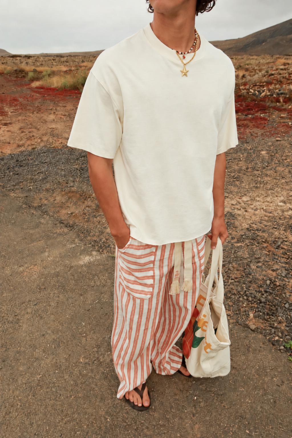 Perfectly Cropped Off-White T-shirt - Heavy 250 GSM Cotton