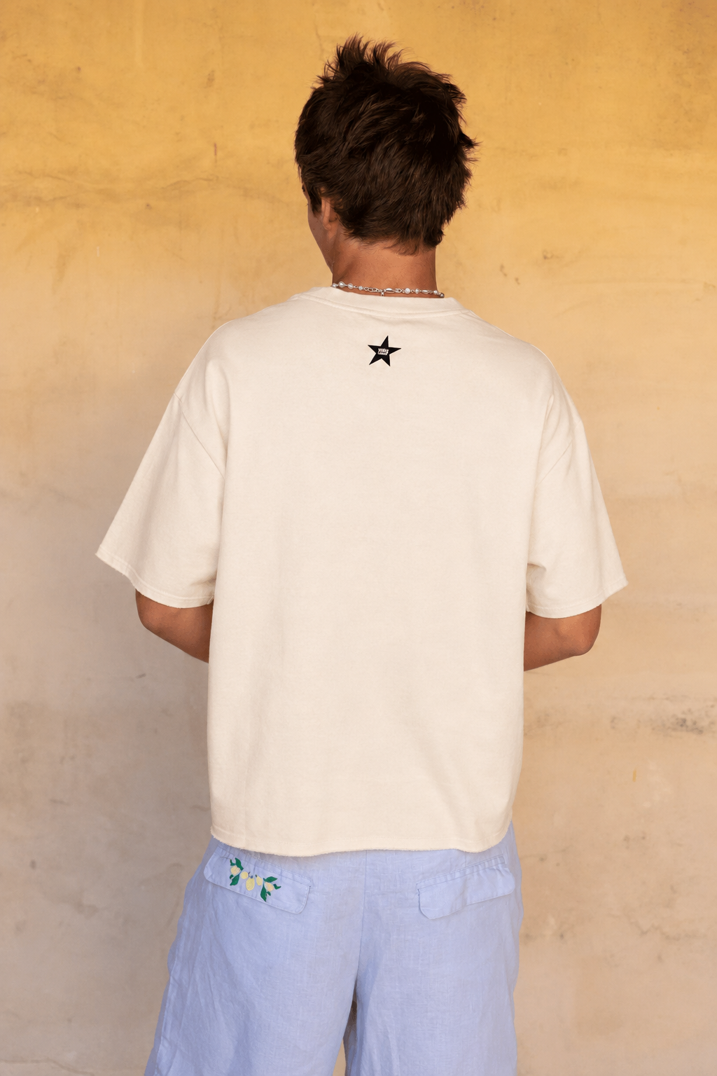 DRPPLY Off White Boxy Fit T-shirt