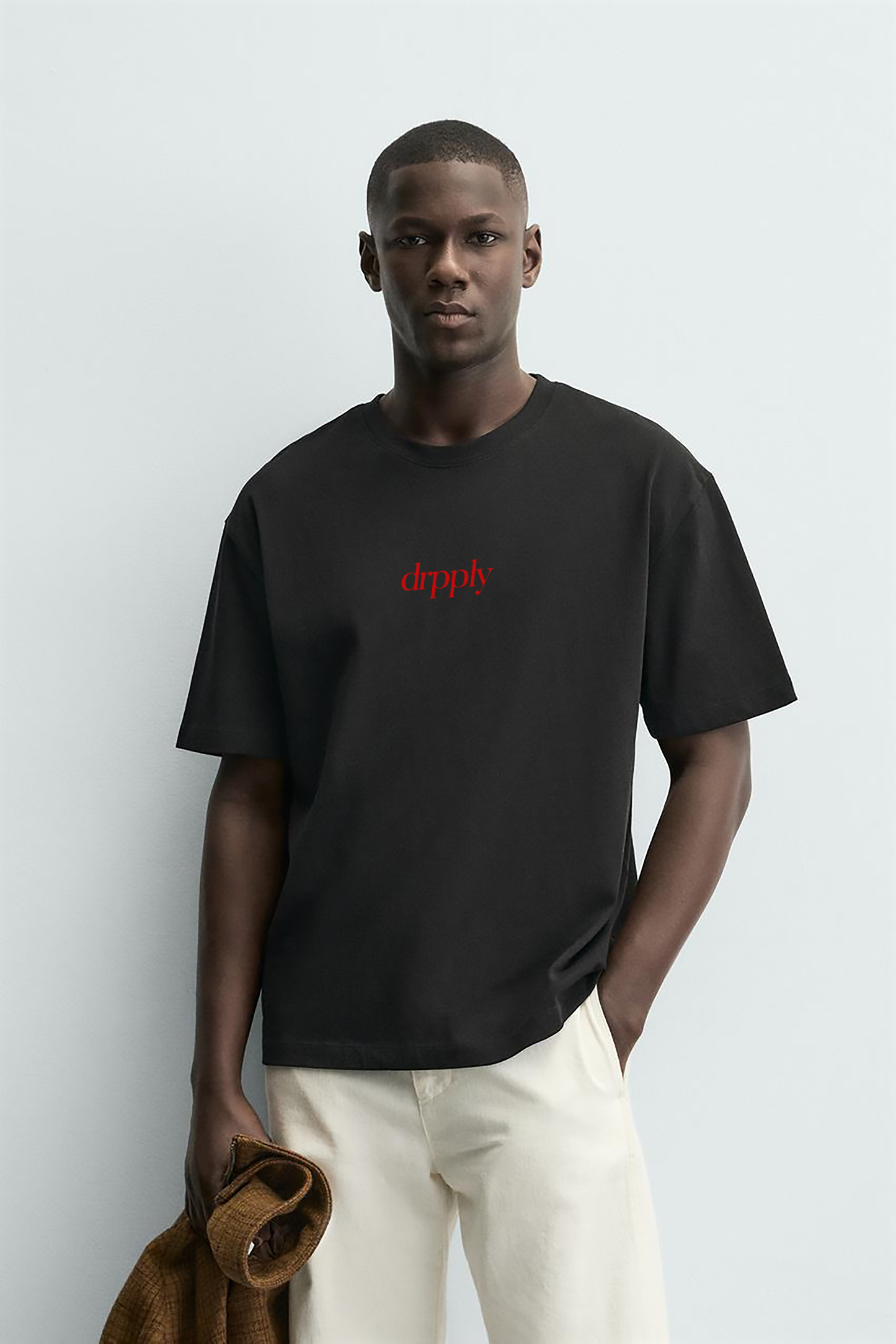 Oversized Overworked Underloved Black T-shirt - Heavy 250 GSM Cotton