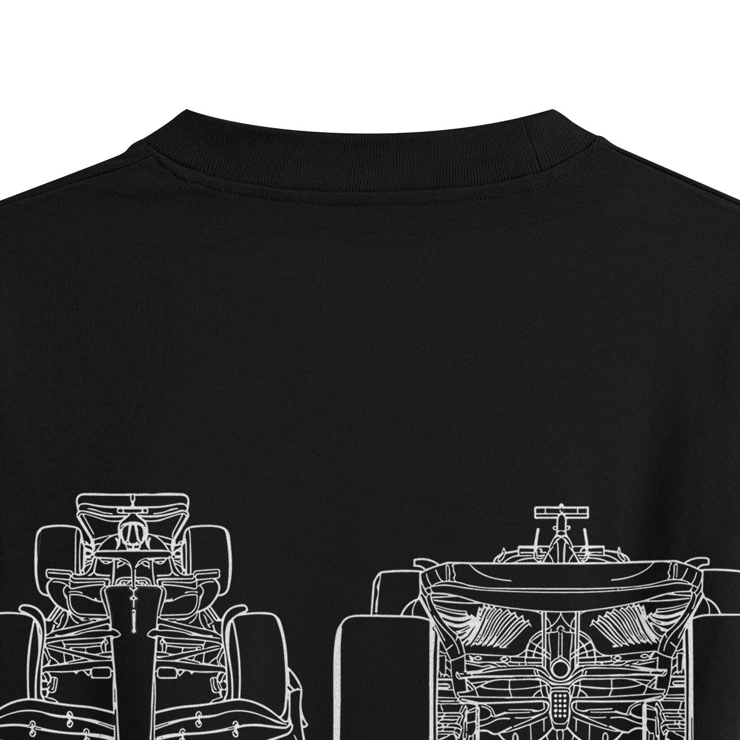 Oversized Black Checo Perez F1 T-shirt - Heavy 250 GSM Cotton