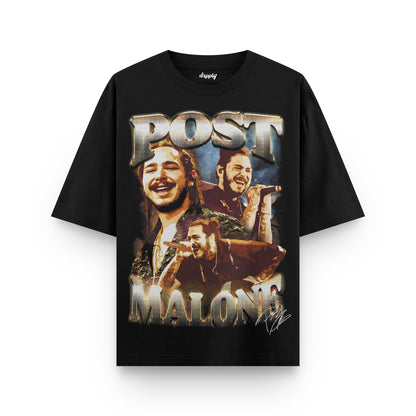 Oversized Post Malone T-shirt - Heavy 250 GSM Cotton
