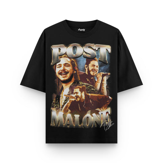 Oversized Post Malone T-shirt - Heavy 250 GSM Cotton
