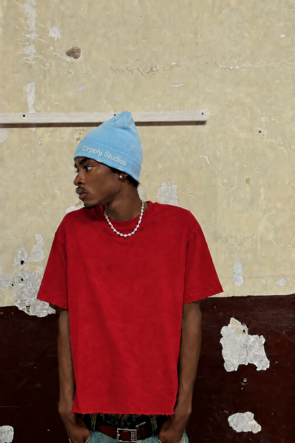 Perfectly Cropped Red T-shirt - Heavy 250 GSM Cotton