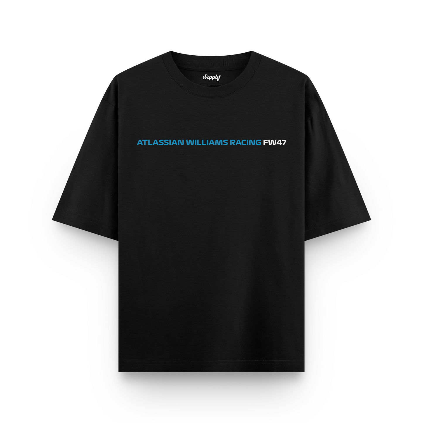 Oversized Black SAINZ T-shirt - Heavy 250 GSM Cotton