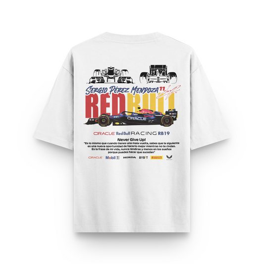 Oversized RB19 Sergio Perez T-shirt - Heavy 250 GSM Cotton