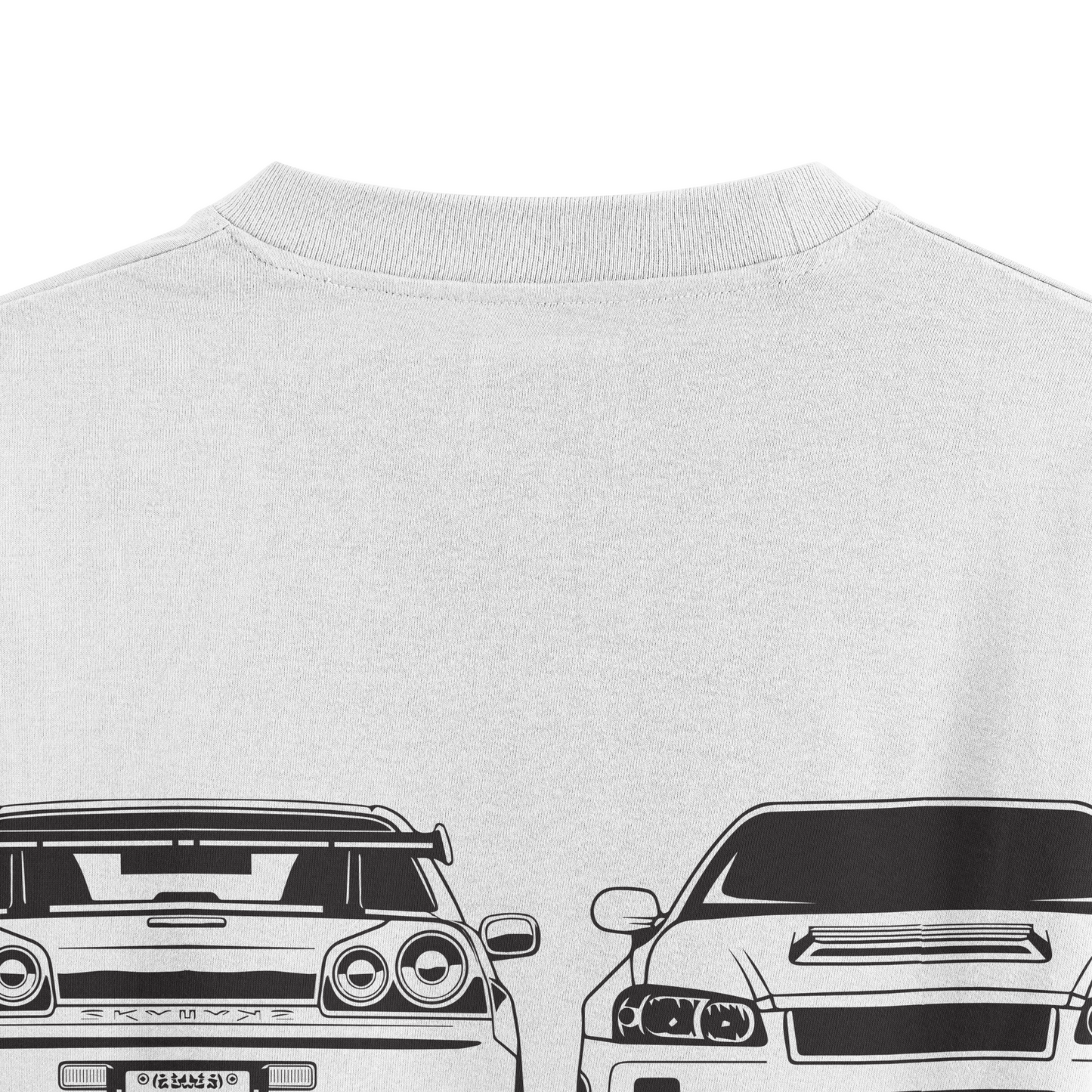 Oversized Skyline GTR T-shirt - Heavy 250 GSM Cotton