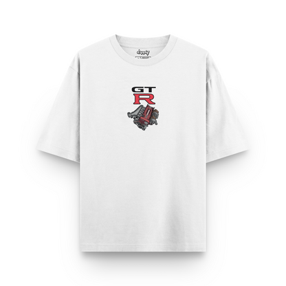Oversized Skyline GTR T-shirt - Heavy 250 GSM Cotton