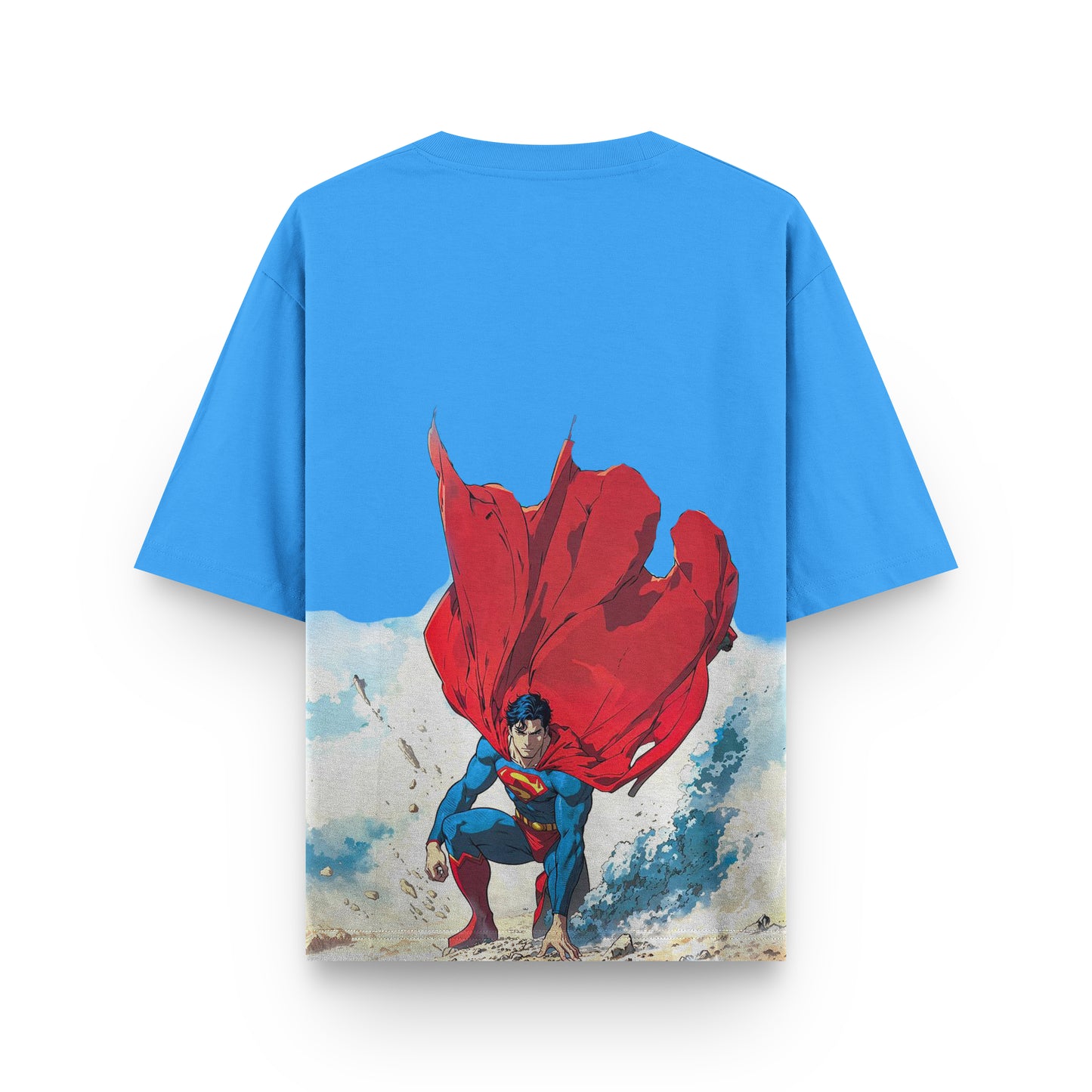 Oversized Superman T-shirt - Heavy 250 GSM Cotton