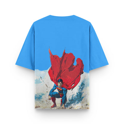 Oversized Superman T-shirt - Heavy 250 GSM Cotton