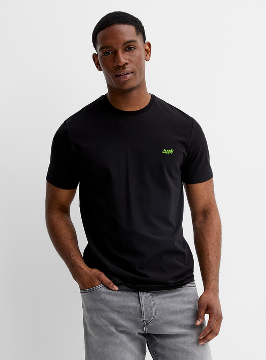 DRPPLY AIRLUX™ Supima Black T-Shirt