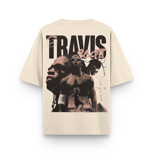 Oversized Travis Scott T-shirt - Heavy 250 GSM Cotton