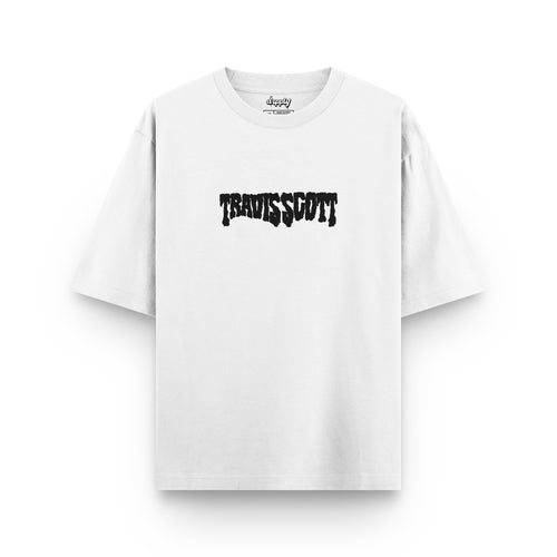 Oversized Travis Scott Sicko Mode White T-shirt - Heavy 250 GSM Cotton hover